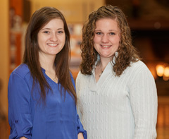 OSU scholars Keely Redhage and Amanda Mathias have been selected to participate in an international research program that will allow them to work with globally-recognized experts.