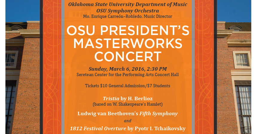 Masters Concert flyer