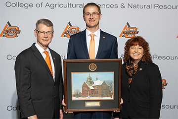 Burlington’s Travis Bradshaw receives CASNR Alumni Early Career Achievement Award