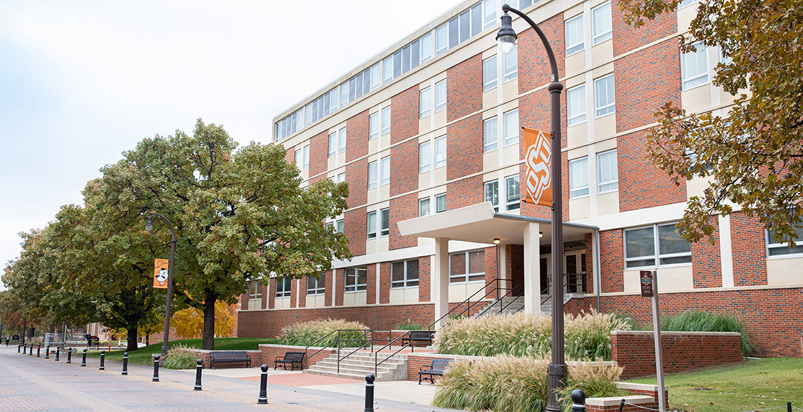 Photo of Ag Hall at Oklahoma State University.