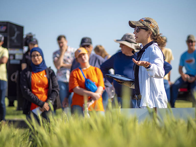 Amanda Silva, OSU Extension specialist for small grains