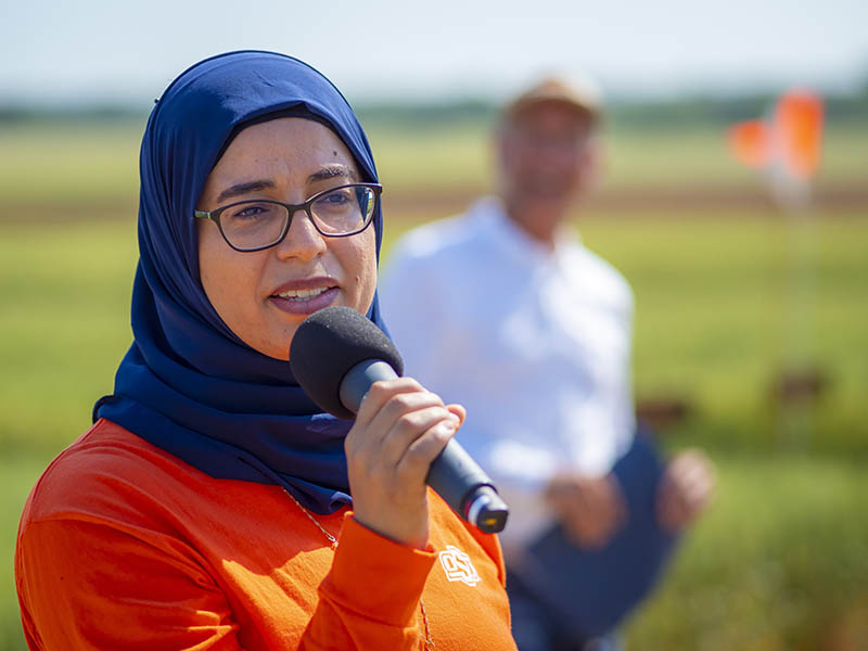 Meriem Aoun, OSU small grains pathologist