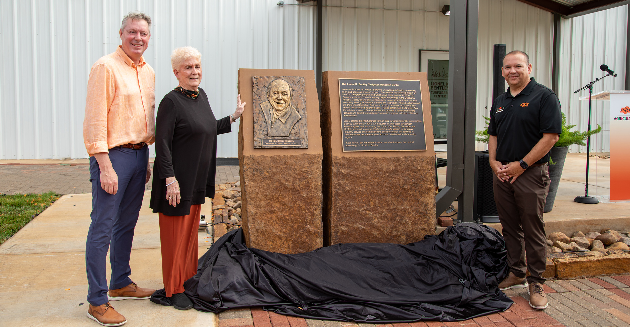 OSU Agriculture unveils Turfgrass Center, named for Oklahoma turfgrass pioneer