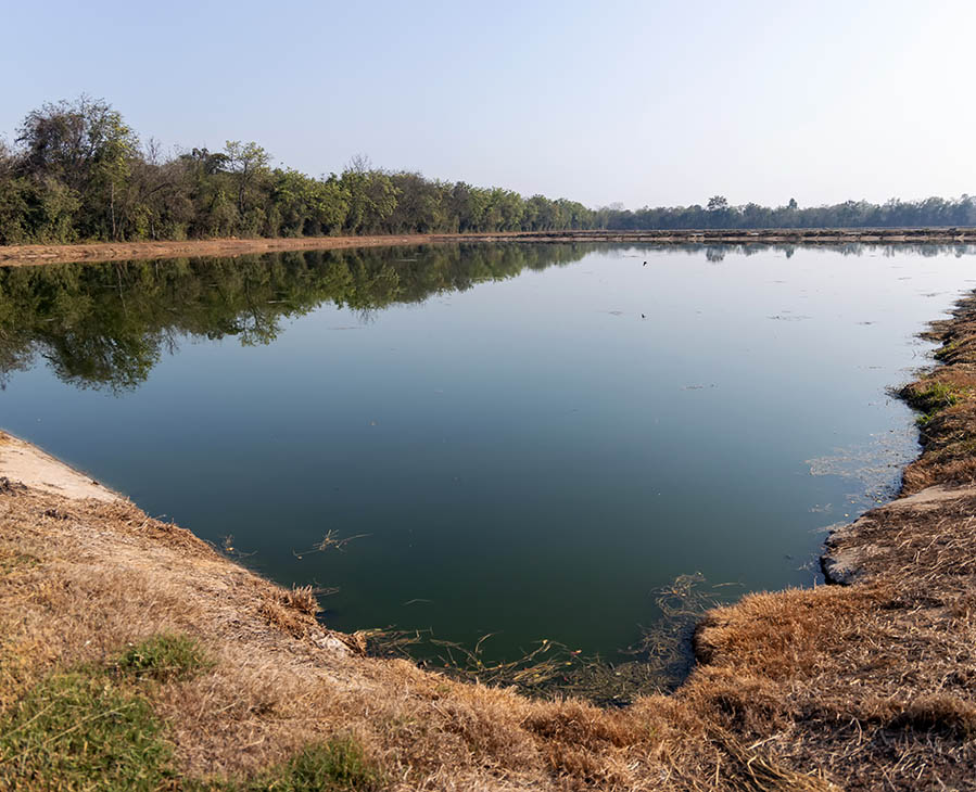 An aquifer lake in Oklahoma 