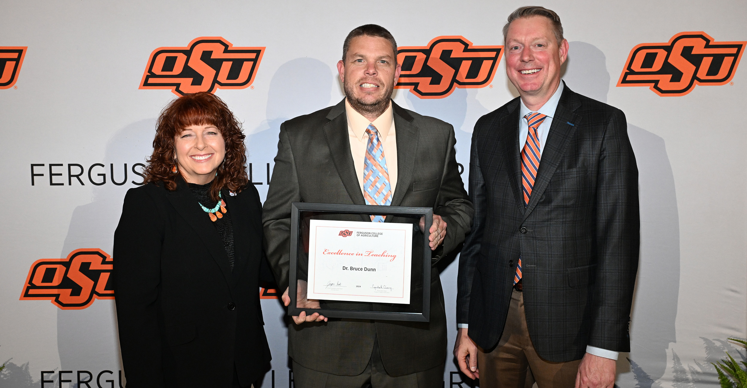 Dunn Receives Ferguson College Of Agriculture Excellence In Teaching 