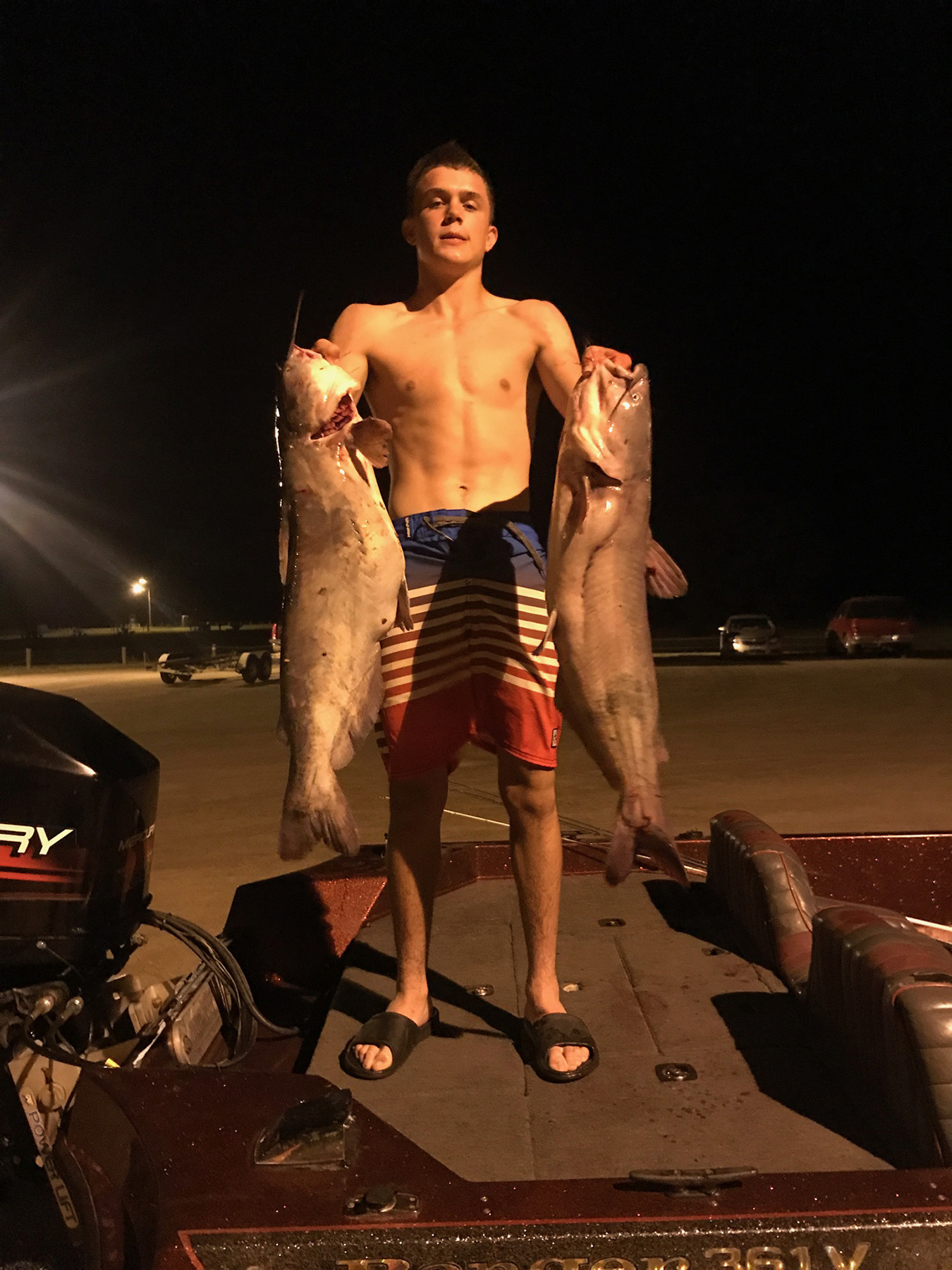 Some use a hook, others use their hands to land catfish