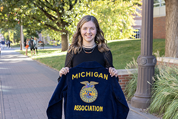 Ferguson College of Agriculture student Jackson elected National