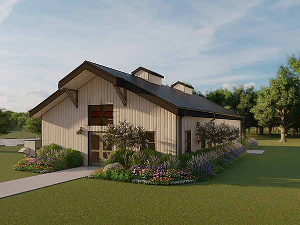 Artist rendering of new Horticulture Education Building.