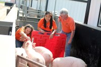 Swine Center Students