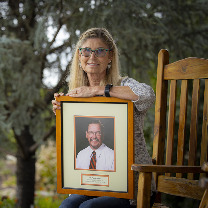Shelly Schatte was Paul's biggest supporter.