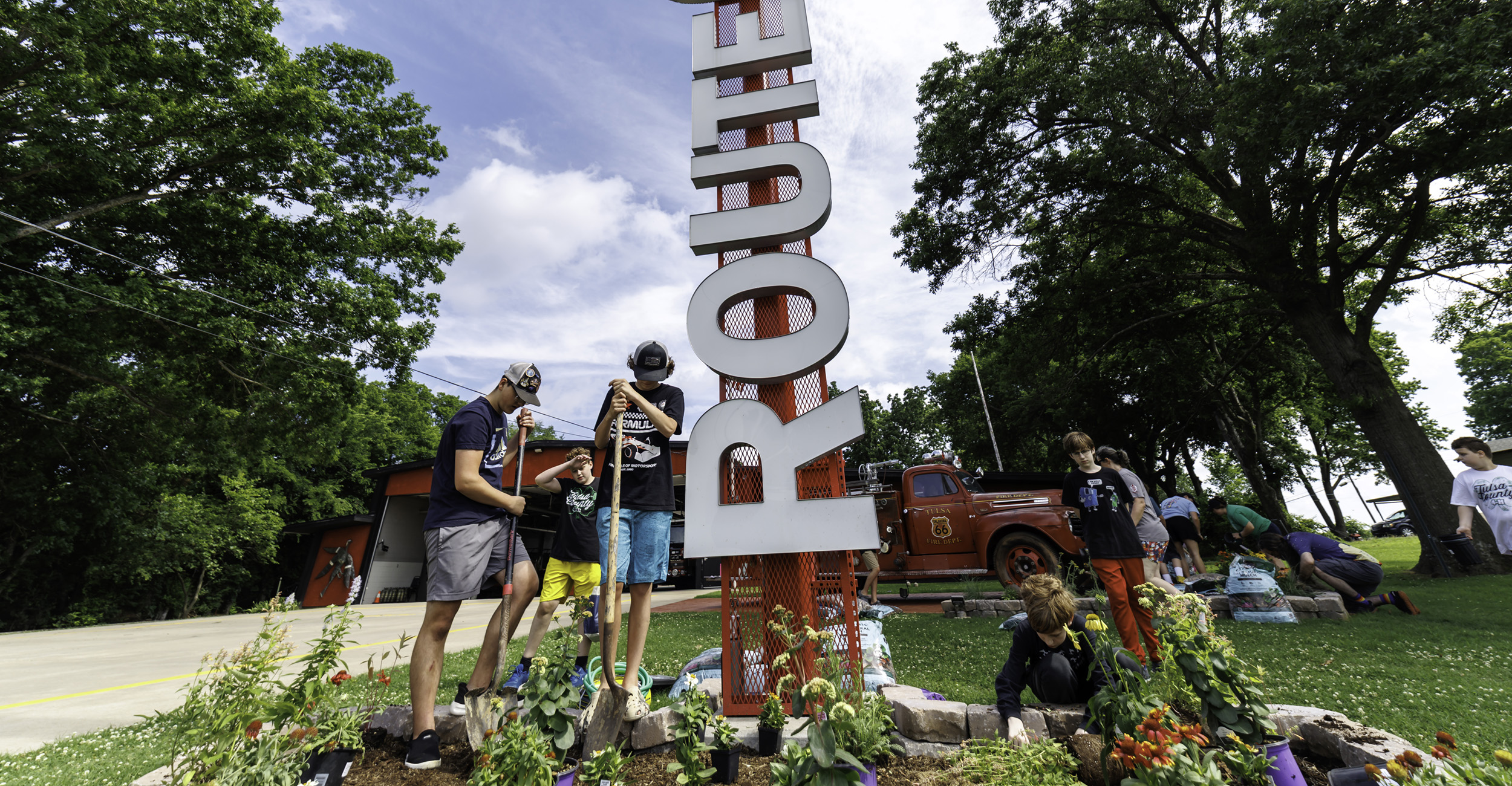Tulsa County 4-H’ers create lasting impact with Route 66 pollinator project