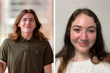 Two CAS students chosen for third cohort of OSU Beckman Scholars