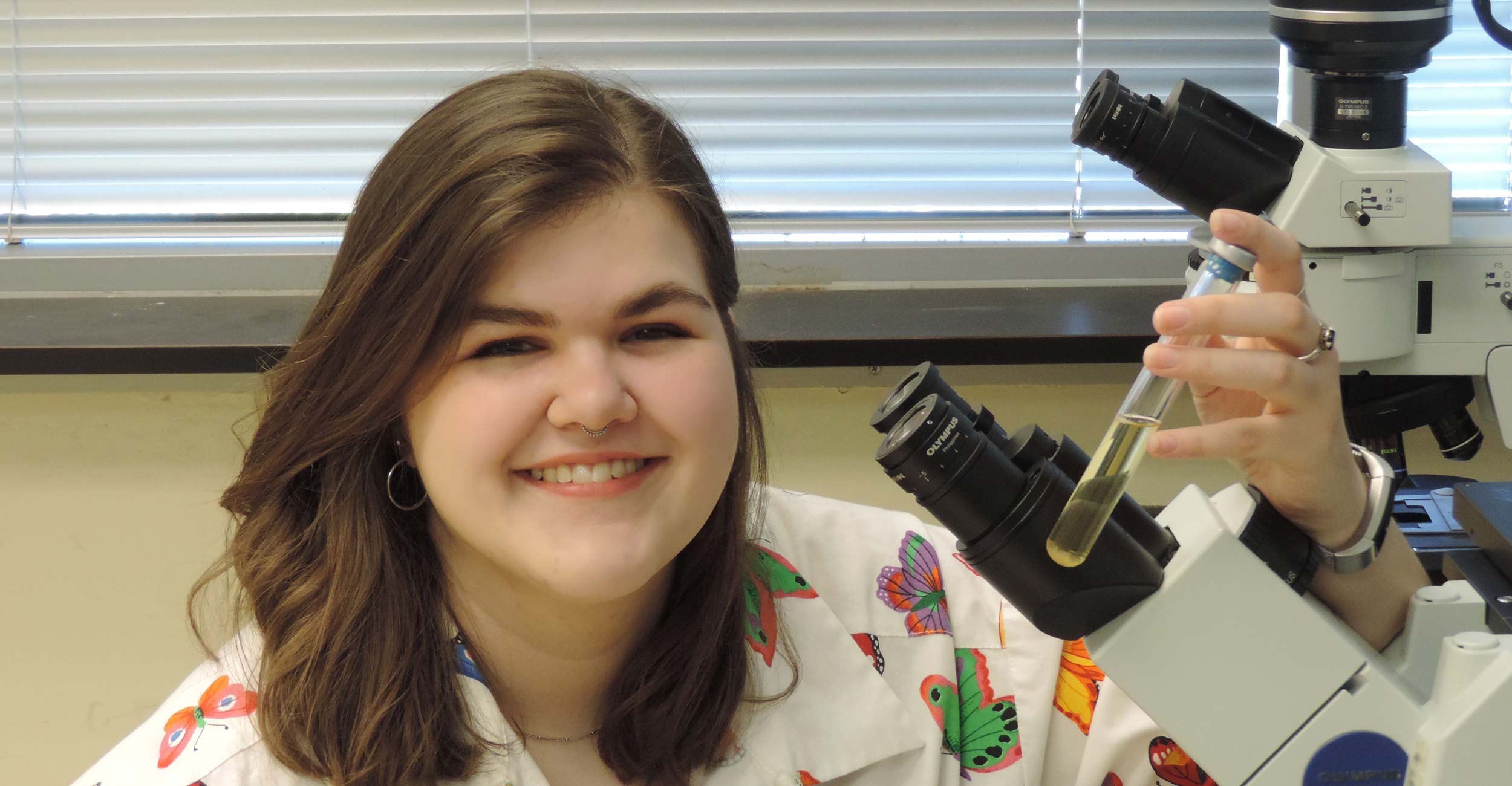 OSU microbiology Ph.D. student Carrie Pratt.