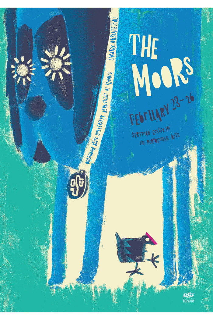 The Moors theatre poster by Nick Mendoza