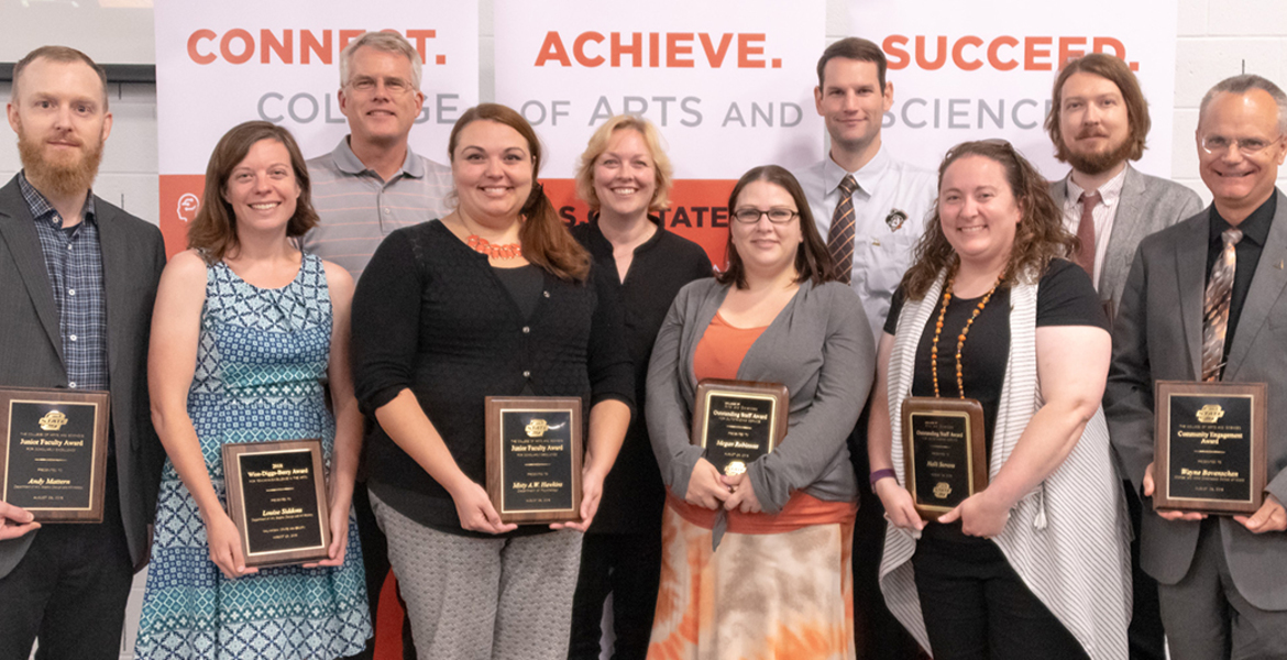 CAS faculty and staff honored at Convocation