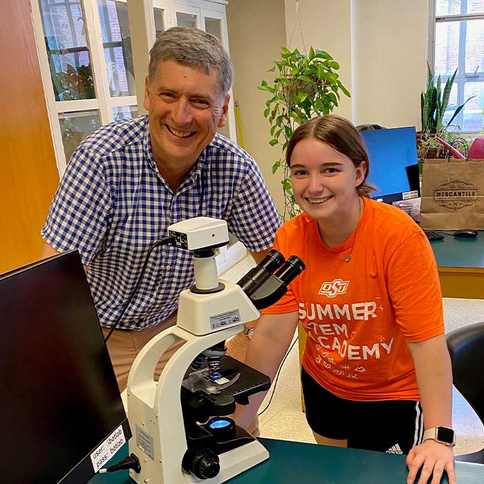 Dr. Doust and Hannah