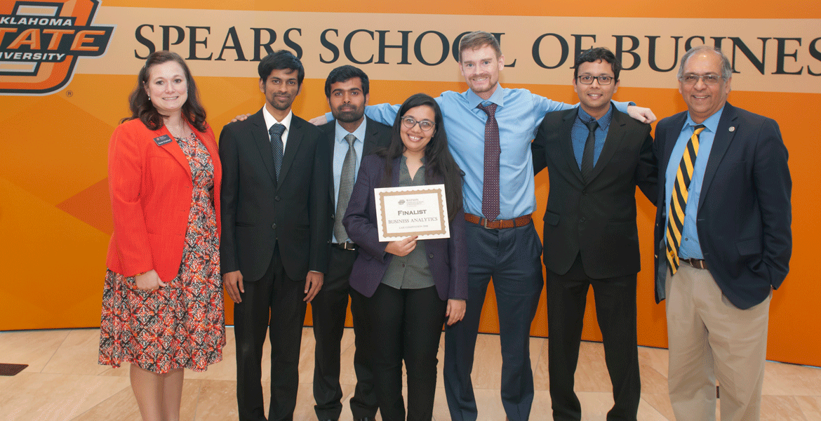 Team of finalist in OSU Business Analytics case competition