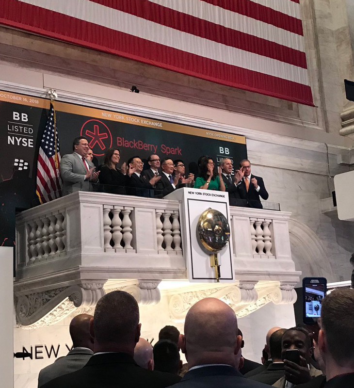 BlackBerry at the NYSE