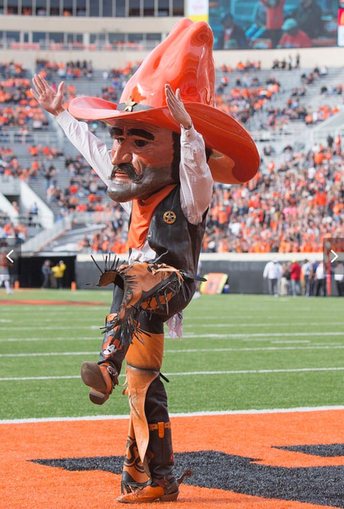 Osu Pistol Pete - Bilscreen