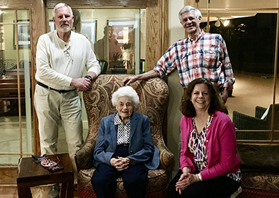 Betty Thomas and family.