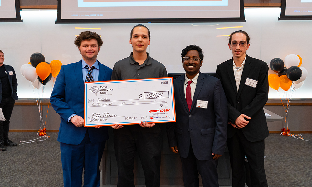 the fifth-place Datathon team