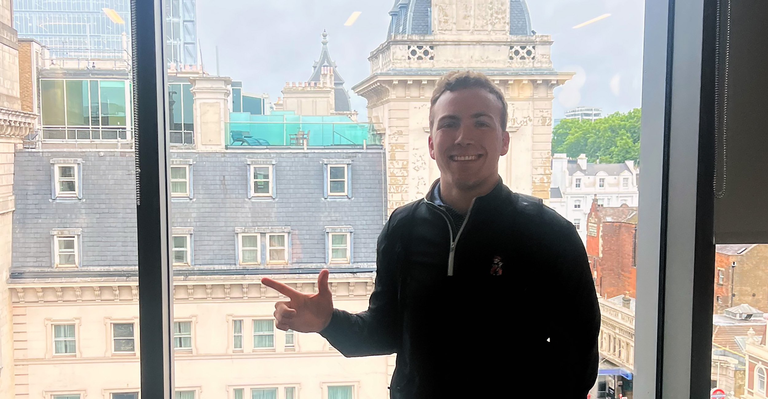 Spears Business senior takes red-eye flight to London, returns with global perspective, job offer