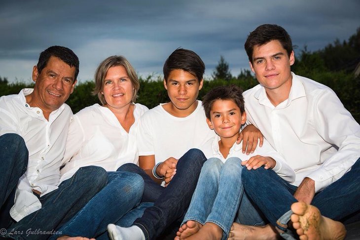 Kris Ventura and family.