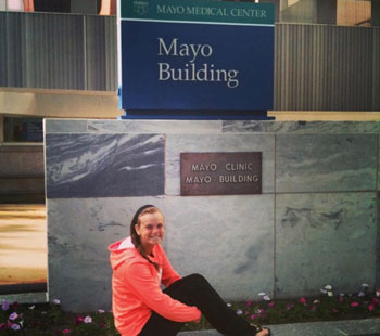 Jayci Robison at Mayo Clinic.