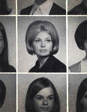 Mary Logan's yearbook picture