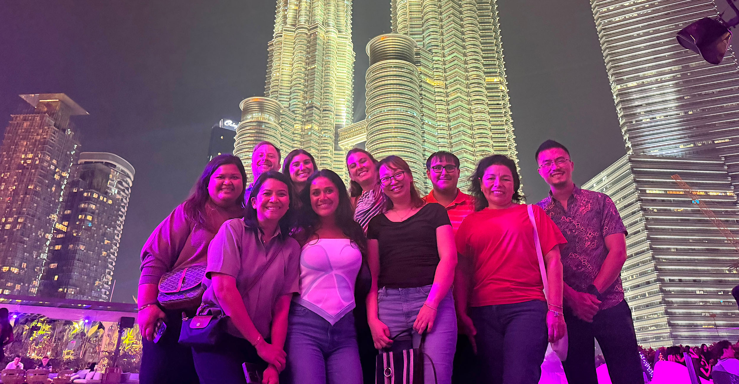 Mario Morales-Iturbe and the audit team in Malaysia