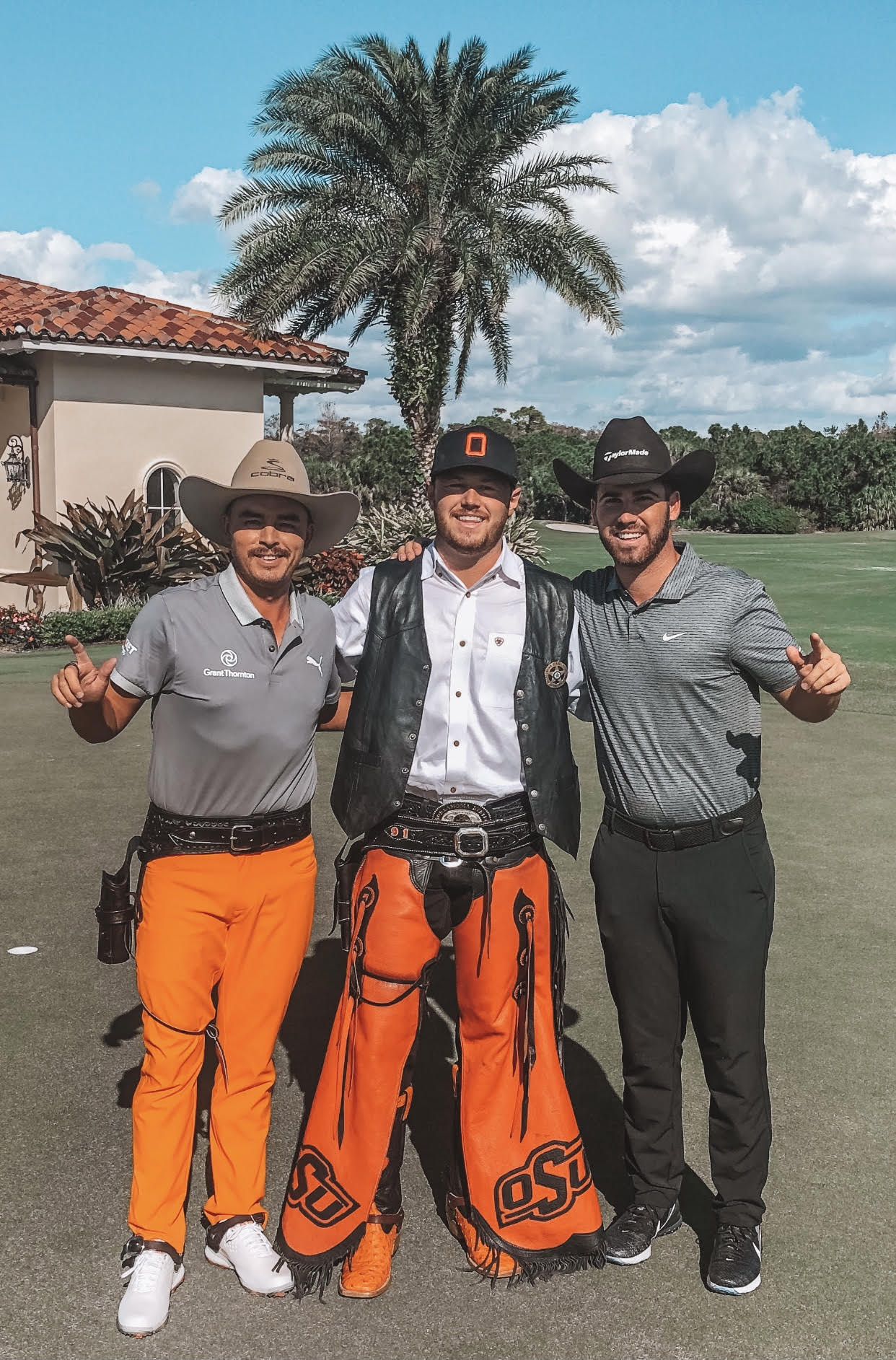 Parker Wilson, Rickie Fowler and Matt Wolff