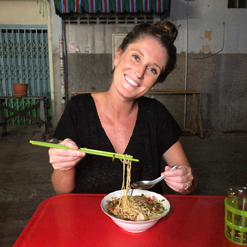 Quinn eating Quinn eating noodles