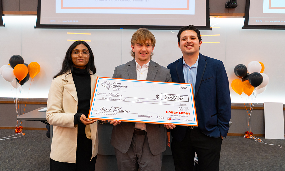 the third-place Datathon team
