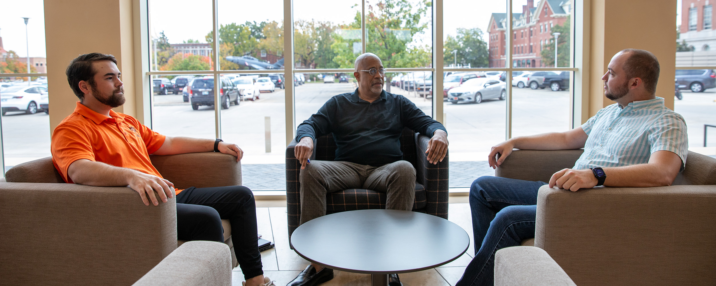 Craig Watters and his graduate assistants.