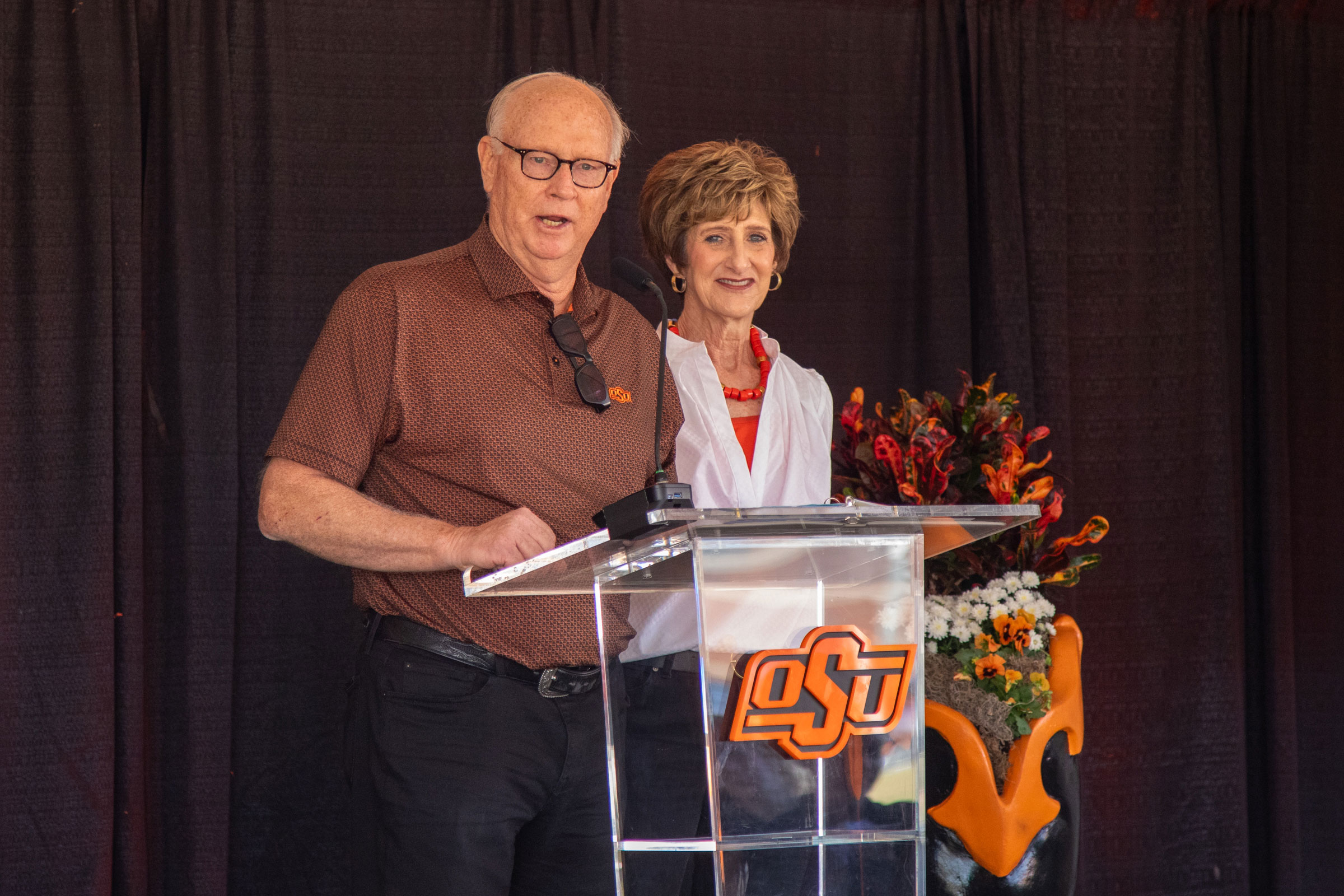 Benefactor-level donors Rick and Gail Muncrief