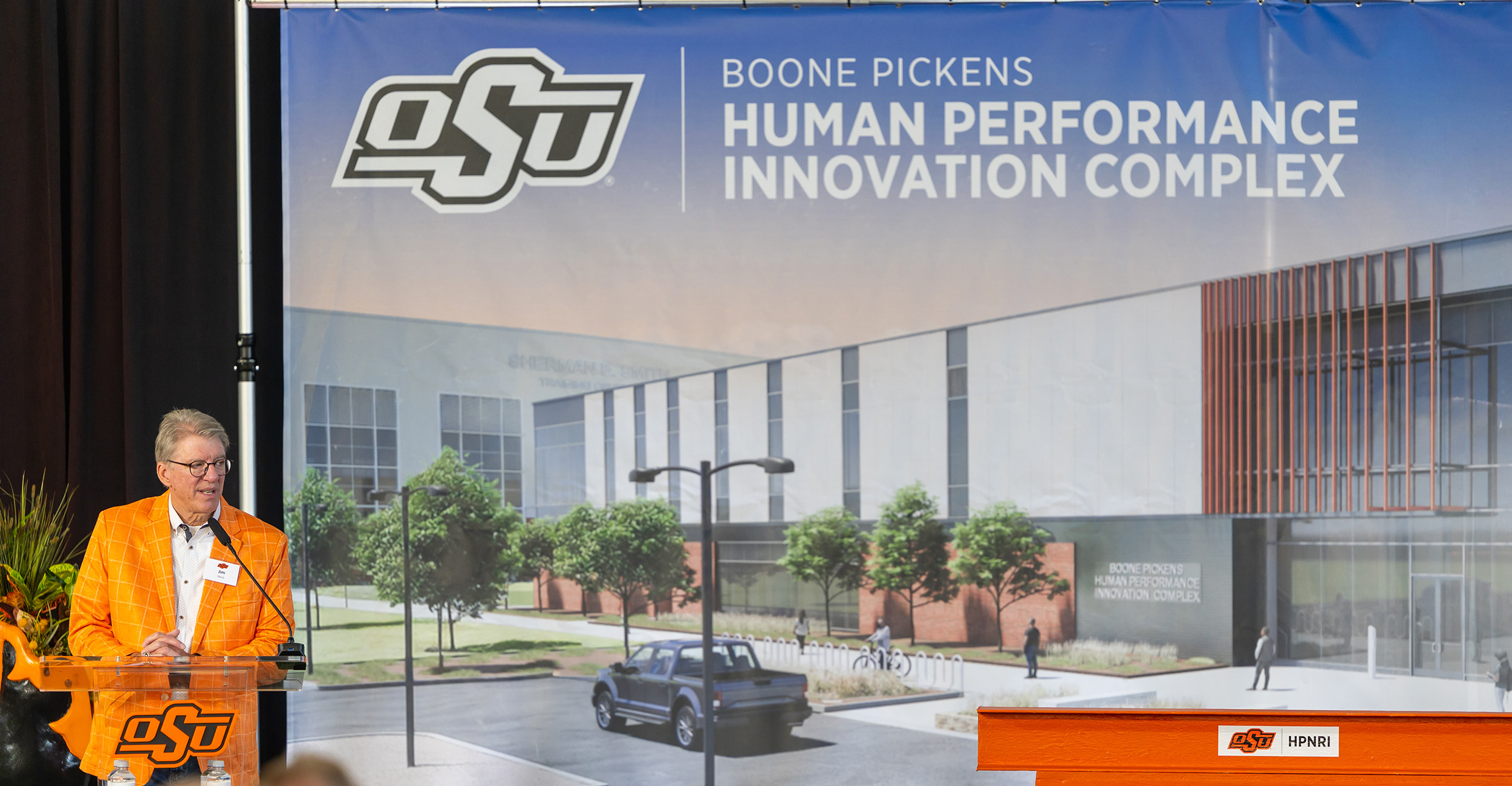 OSU celebrates construction milestone with beam signing at human performance facility