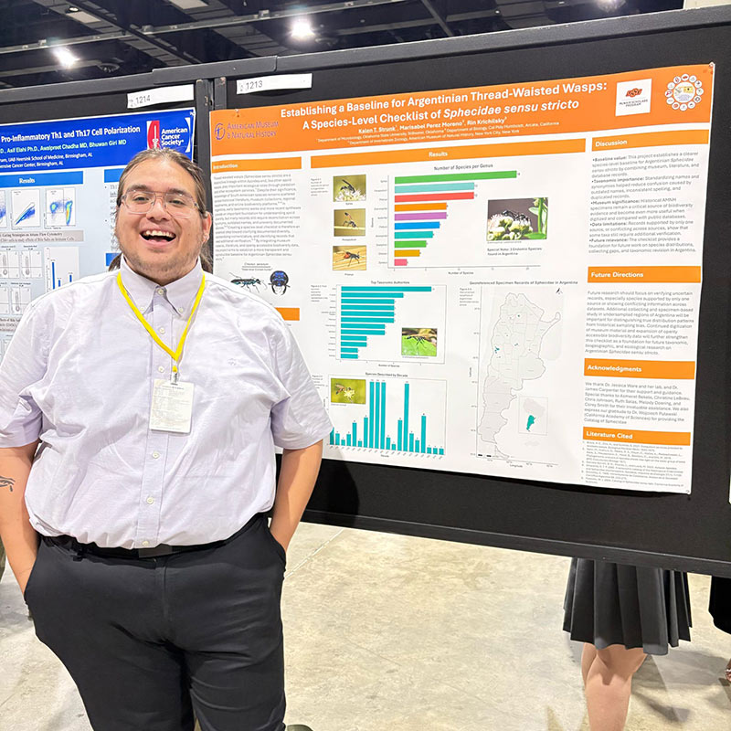 Kalen Strunk, microbiology and environmental biology student 