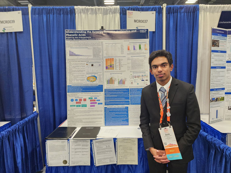 Oklahoma student mentored by OSU professor does well at International Science and Engineering Fair