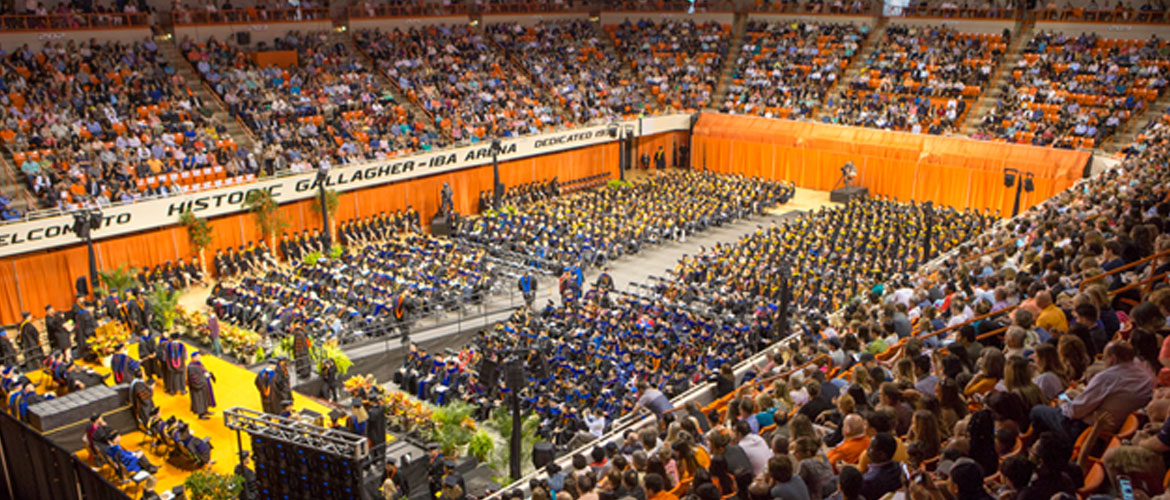 Commencement at Gallagher-Iba Arena