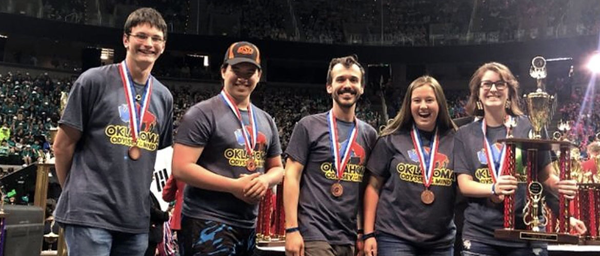OSU Honors College Odyssey of the Mind team wins third at World Finals