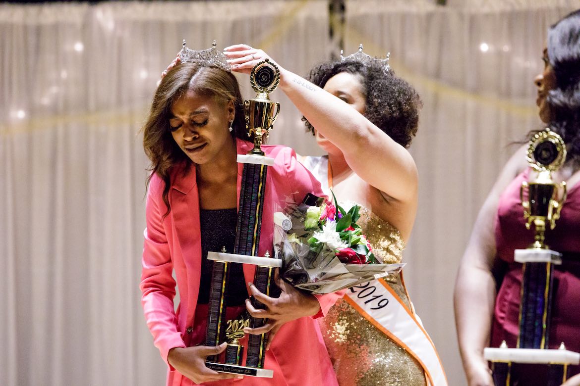 2020 Miss Black OSU being crowned