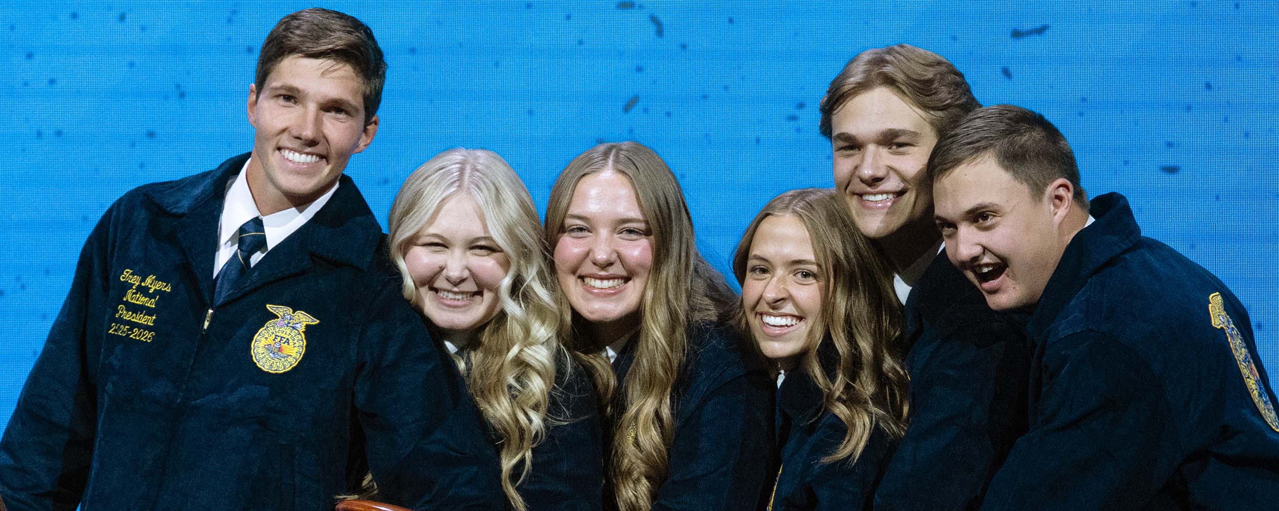 FFA National Officer group picture