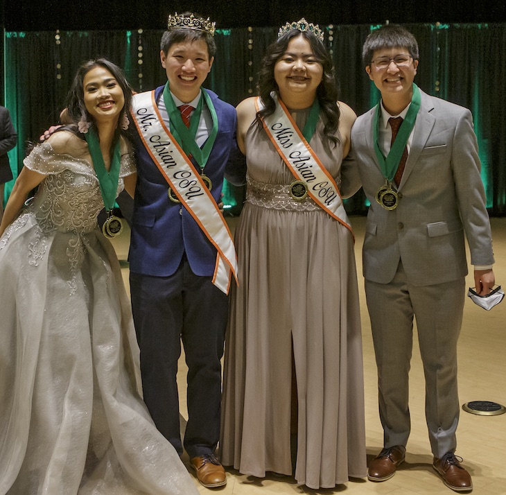 Sreyleak Nith, Jordan Lin, Esther Niang and James Lee