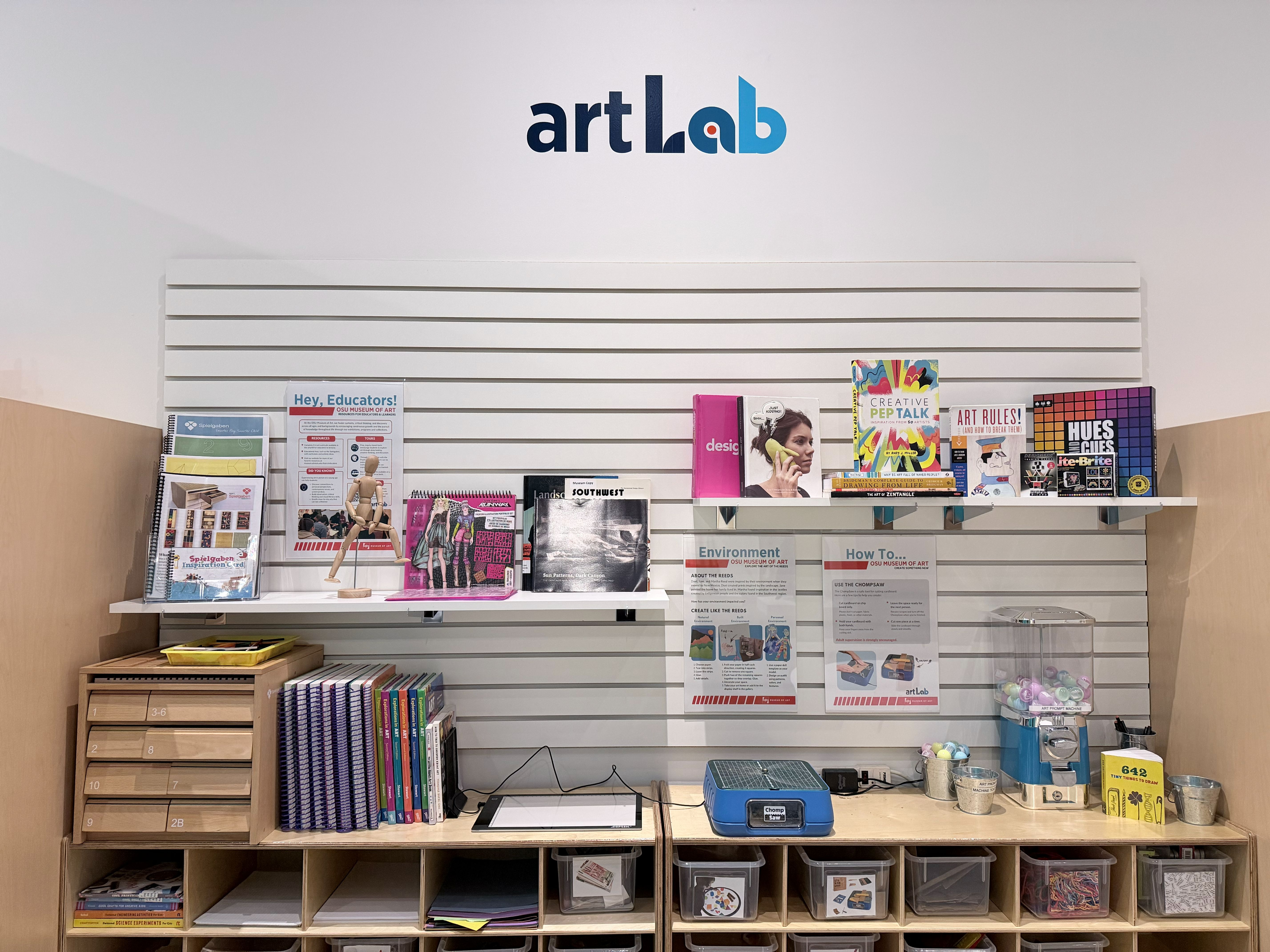 The refreshed museum of art ArtLAB is a hands-on space for all visitors to discover a passion for the arts. 