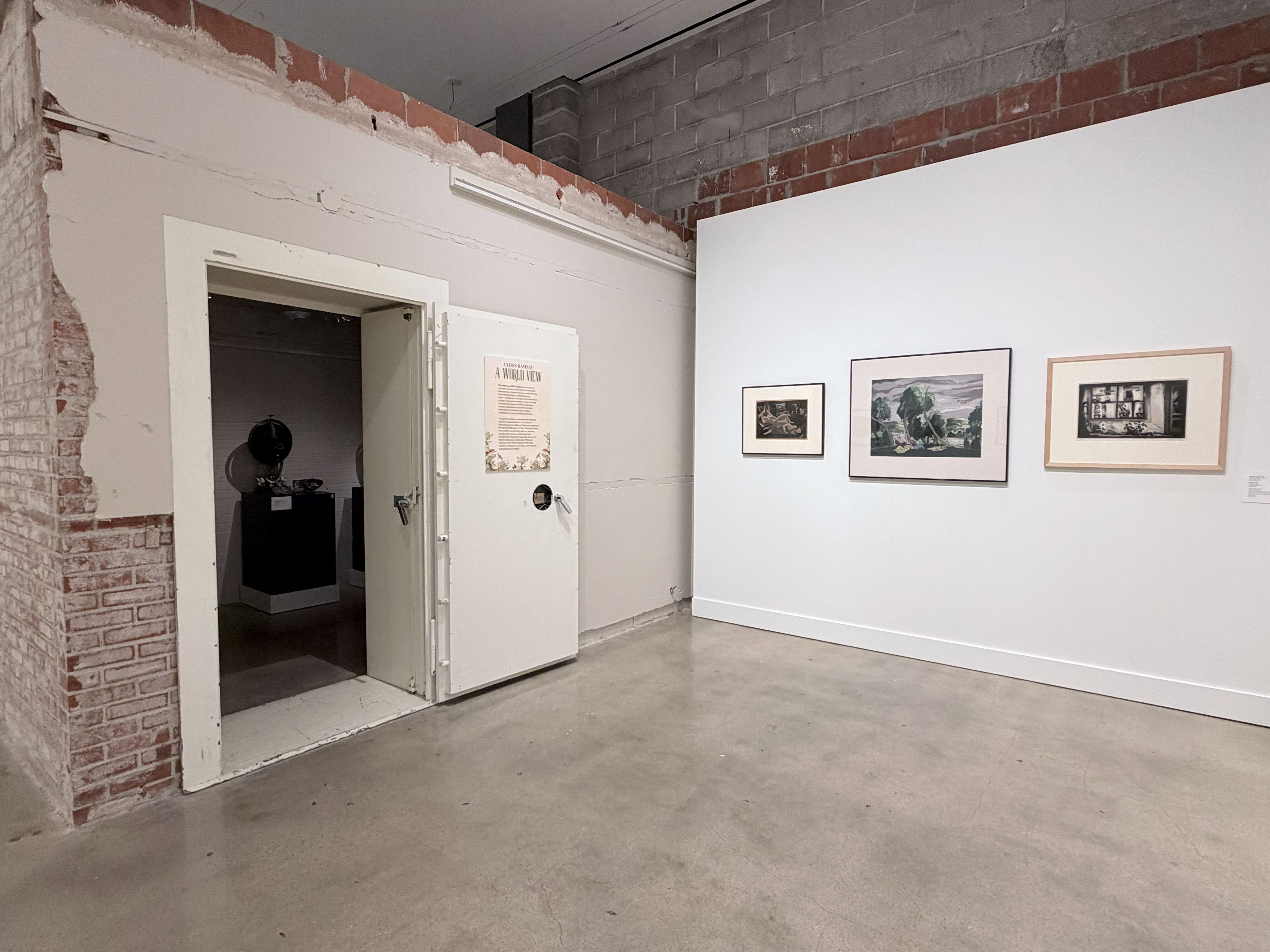 The new gallery space is home to "Chris Ramsay: A World View,” on view through Nov. 21. 
