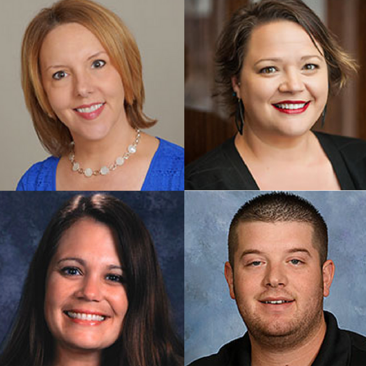 The four nominated teachers