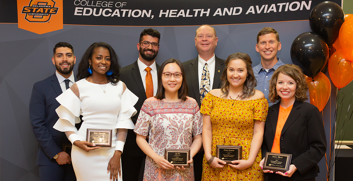 Graduate assistants recognized for outstanding achievements