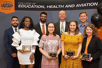 Graduate assistants recognized for outstanding achievements
