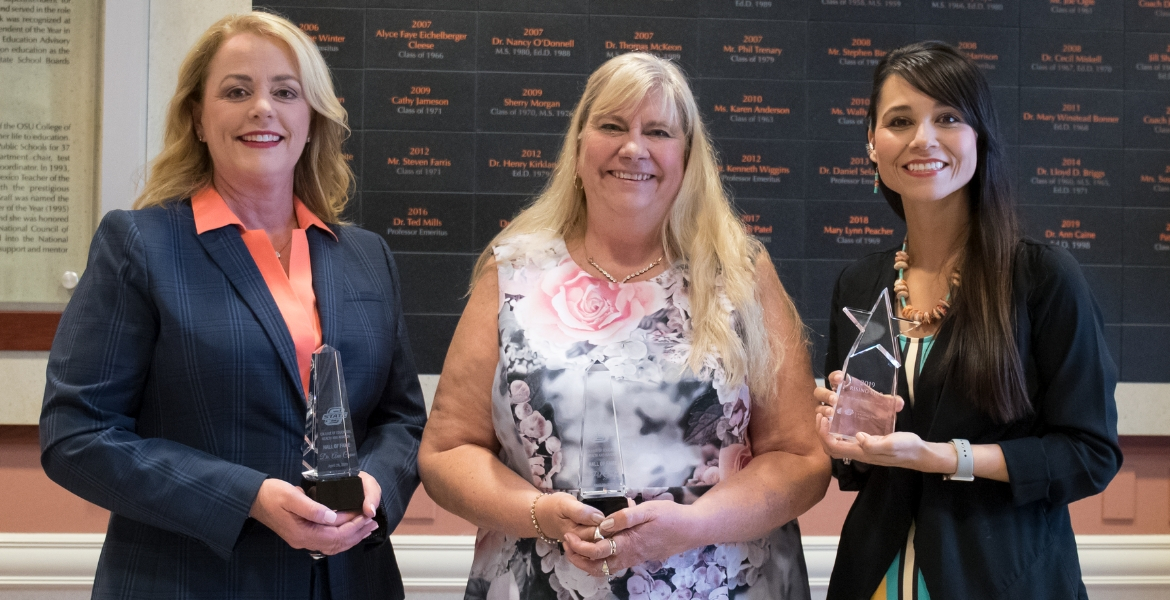 All three inductees to the EHA Hall of Fame in 2019.