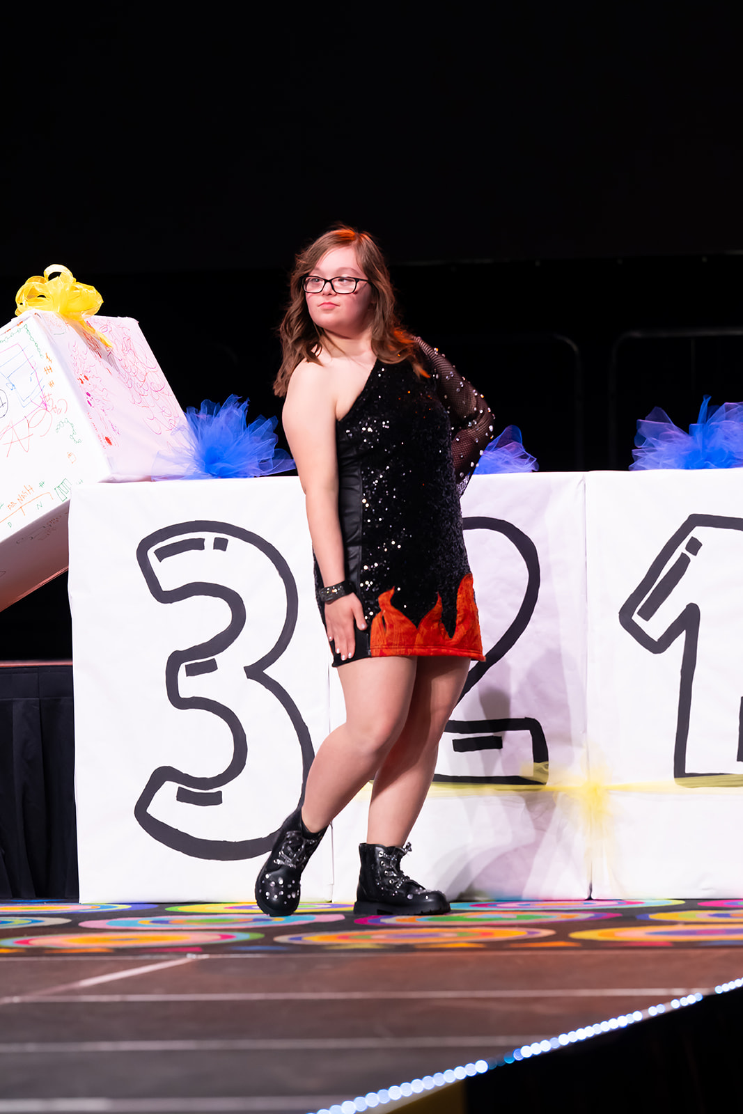 Josie Kohn walks the catwalk right before her surprise acceptance Josie Kohn walks the catwalk right before her surprise acceptance